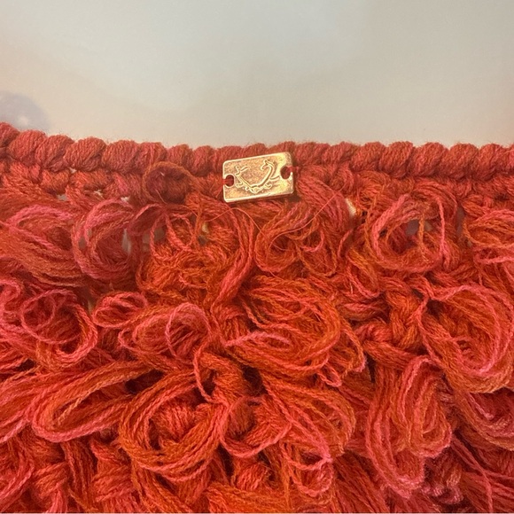 NWT New Knitz for For Love & Lemons Joplin Pullover Sweater Coral Salmon Small - Picture 8 of 13